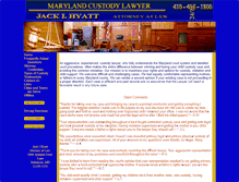 Tablet Screenshot of marylandcustody.com